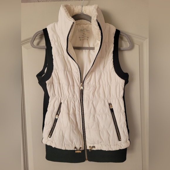 Calvin Klein black white performance vest S - Picture 1 of 8